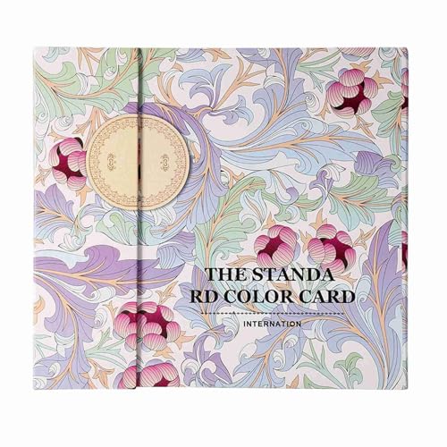 TOUISEDGI Nail Color Display Chart Book Gel Polish Color Card for Professional Salon High-Status Cover Stand on Table (Pattern color card book) von TOUISEDGI