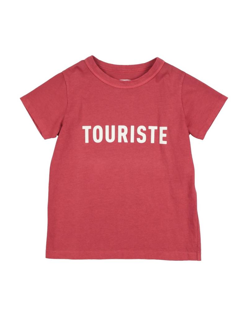 TOURISTE T-shirts Kinder Ziegelrot von TOURISTE
