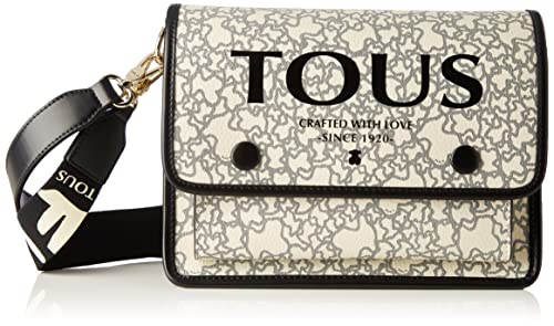 TOUS Damen Bandolera M. Audree M.Audree K Mini Tray, Beige-Schwarz von TOUS