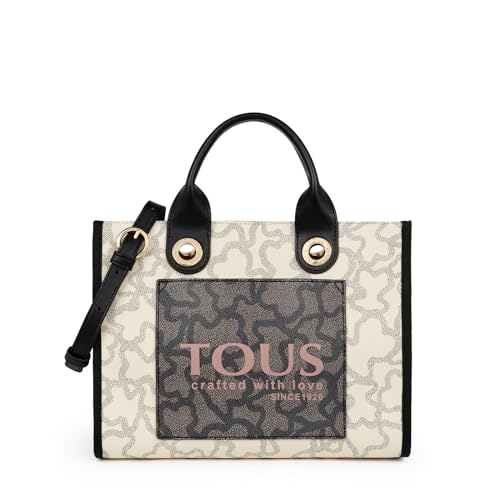 TOUS Mittelgroße Shopping-Tasche Amaya Kaos Icon mehrfarbig in Beige von TOUS