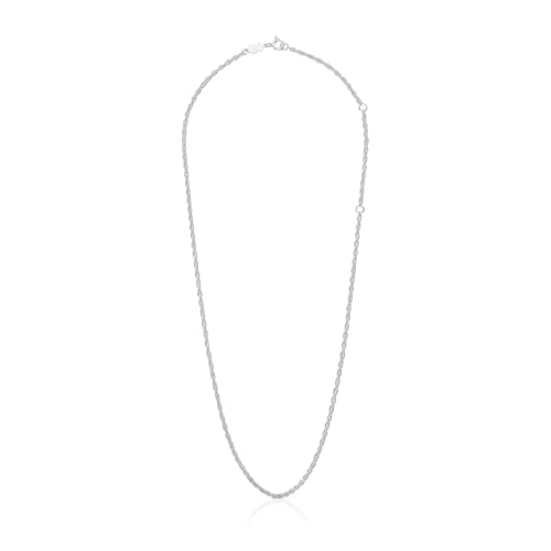 TOUS Basics Collection Halskette für Damen, Silber, Kordel, 50 cm lang von TOUS