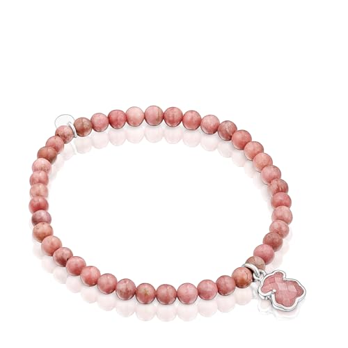 TOUS Damen-Armband aus Sterlingsilber und Rhodonit, Kollektion Icon Color von TOUS
