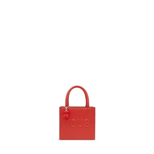 TOUS Damen Bolso Mini Cube Brenda Rojo Minibuch, rot von TOUS