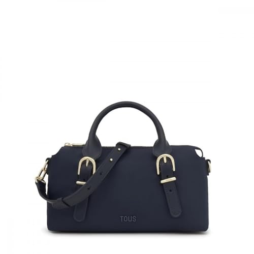 TOUS Damen Bowling M Buckles Soft Azul Marino Damentasche, grau von TOUS