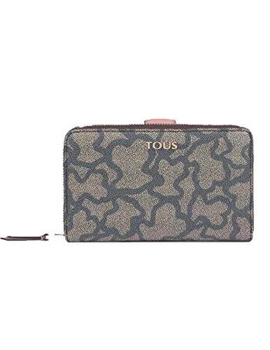 TOUS Damen Geldbörse M. K Icon Multi-Schwarz Reisezubehör-Brieftasche von TOUS