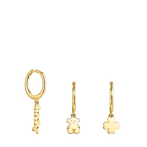 TOUS Good Vibes Kreolen mit 18-karätigem Gold auf Silber TOUS Good Vibes Kreolen mit 18-karätigem Gold auf Silber von TOUS