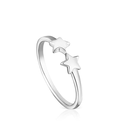 TOUS Offener Ring mit Sternmotiv aus Sterlingsilber, Größe 14, Kollektion Motive von TOUS