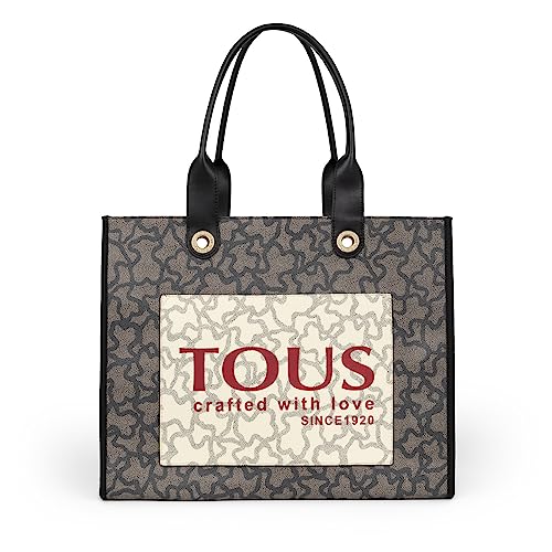 TOUS Große Shopping-Tasche Amaya Kaos Icon mehrfarbig in Schwarz von TOUS