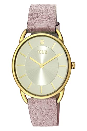 TOUS Watches dai Damen Uhr analog Quarzwerk mit Leder Armband 200351019 von TOUS