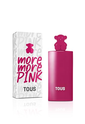 Tous More More Pink, Eau de Toilette für Damen, fruchtig, Blumenduft, 50 ml mit Zerstäuber von TOUS