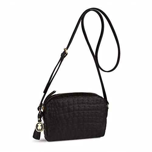 Tous Nika Sherton, Bolso Bandolera para Mujer, (Negro 495900115), 19x14x5 cm (W x H x L) von TOUS