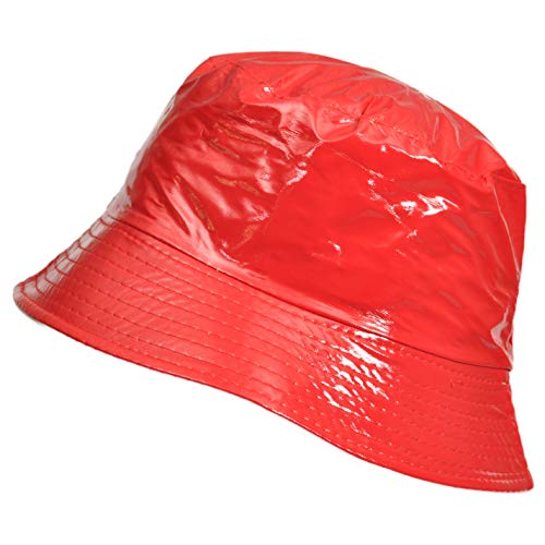 Toutacoo, Regenhut Vinyl Wasserdicht (11-Rot) von Toutacoo