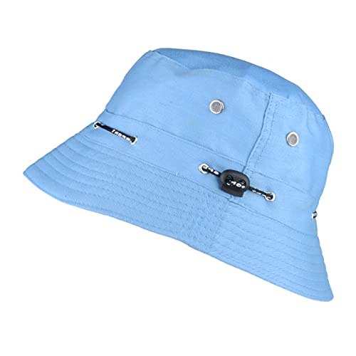 Toutacoo, Sommerhut, Sonnenhut, Hut, Ganzjahreshut, Einstellbar, faltbar- Unisex Hellblau von Toutacoo