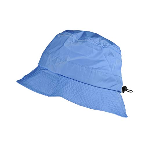 Toutacoo, Regenhut, leicht zu Falten in der integrierten Tasche, Nylon-Look -(08-Hellblau/Regen) Toutacoo, Regenhut, leicht zu Falten in der integrierten Tasche, Nylon-Look -(08-Hellblau/Regen) von Toutacoo