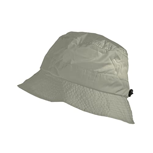 Toutacoo, Bucket Regenhut, einfach zu Falten in der integrierten Tasche. Nylon-Optik -(09-Hellgrau/Regen) Toutacoo, Bucket Regenhut, einfach zu Falten in der integrierten Tasche. Nylon-Optik -(09-Hellgrau/Regen) von Toutacoo