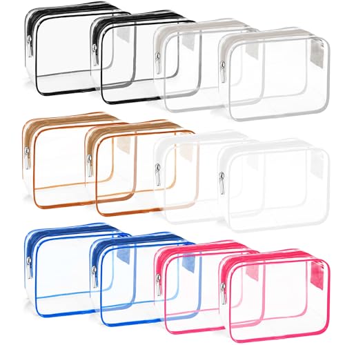 TOUYINGER TSA-zugelassener Kulturbeutel, transparent, Reise-Kulturbeutel, Make-up-Kosmetiktaschen-Set für Damen und Herren, tragbare Kulturtasche für Reisen, Bad und Organisation (verschiedene Farben TOUYINGER TSA-zugelassener Kulturbeutel, transparent, Reise-Kulturbeutel, Make-up-Kosmetiktaschen-Set für Damen und Herren, tragbare Kulturtasche für Reisen, Bad und Organisation (verschiedene Farben von TOUYINGER