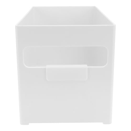 1 Stück Karton Für Die Küche Aufbewahrungsorganisator Für Spielzeugschubladen Groß Korb Mit Griff Machen Kabel Kiste Besteck Plastik Abs Weiß TOVINANNA von TOVINANNA