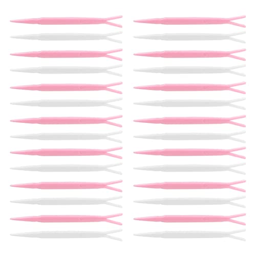 TOVINANNA 100stücke Make-up y Gabel Augenlid Tape Applikator Kosmetisches Zubehör Aus Hochwertigem Material Tragbar Und Langlebig Für Langzeitgebrauch Leicht Und Kompakt von TOVINANNA