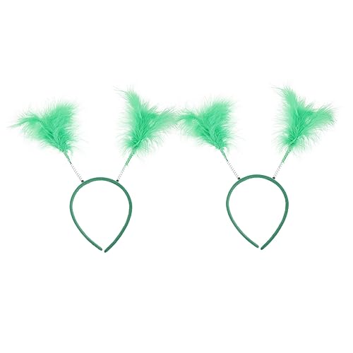 TOVINANNA Luxuriöses Karnevals-stirnband Feder-haarband-set Damen-kopfschmuck Für Partys von TOVINANNA