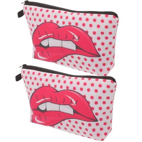 TOVINANNA 2stücke Reis Kosmetiktasche Reißverschluss Make-up Tasche Tragbare Kulturbeutel Organizer Tasche Für Frauen Damen von TOVINANNA