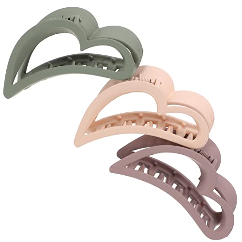 TOVINANNA 3 Große Herz-haarspangen Für Dickes Haar – Messy Bun Haarteil-clip – Für Frauen – Herz-clip- – Bequem Und Leicht von TOVINANNA