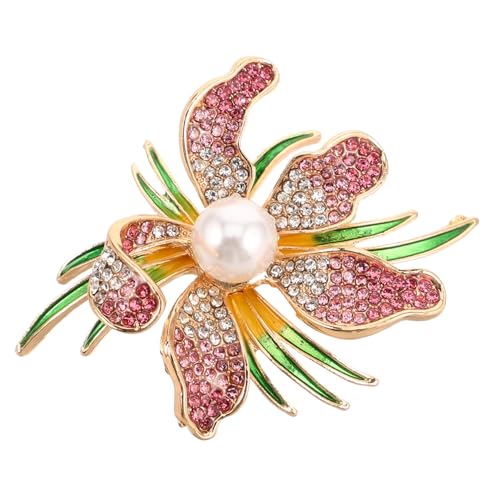 Brosche mit Kunstperlen Anstecknadel für Damen Stilvolle Brosche für Hochzeiten Besondere Anlässe Einzigartiges Design Cardigans von TOVINANNA