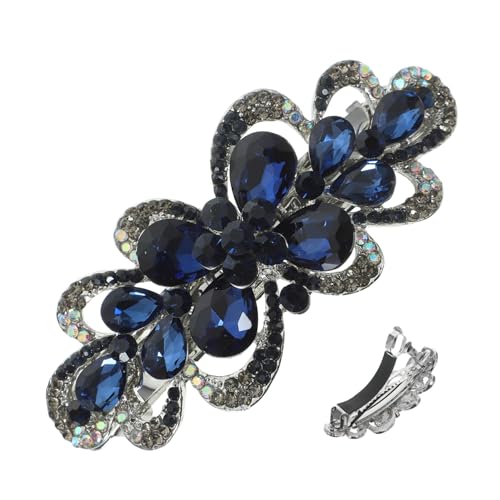 TOVINANNA Blumen-haarclip Mit Strass Für Frauen Und Mädchen Stabiler Haarclip Für Hochzeiten Partys Und Alltag Perfekter Halt Für Feines Haar von TOVINANNA