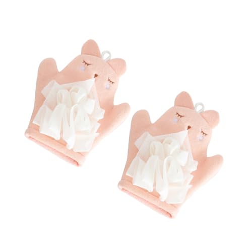 TOVINANNA 1 Bade-luffa-handschuh – Peeling-handschuhe Für Kinder Und Erwachsene Mit Schwammschrubber Schnelltrocknend Seifensparend von TOVINANNA