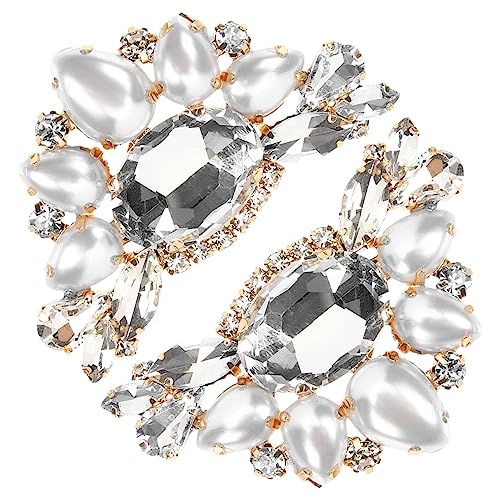 TOVINANNA 1 Paar Abnehmbare Schuhclips für Damen Hochzeits Schuhcharms und Schmuck Glänzende Schuhaccessoires für Pumps und Ballerinas TOVINANNA 1 Paar Abnehmbare Schuhclips für Damen Hochzeits Schuhcharms und Schmuck Glänzende Schuhaccessoires für Pumps und Ballerinas von TOVINANNA