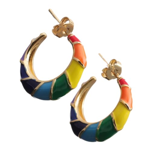 TOVINANNA Bunte Ohrhänger Für Frauen Mädchen Bohemian Ohrschmuck Regenbogen Ohrringe Modeschmuck Kreative Ohrstecker Ohrschmuck Ästhetische Ohrringe Damenohrschmuck TOVINANNA Bunte Ohrhänger Für Frauen Mädchen Bohemian Ohrschmuck Regenbogen Ohrringe Modeschmuck Kreative Ohrstecker Ohrschmuck Ästhetische Ohrringe Damenohrschmuck von TOVINANNA