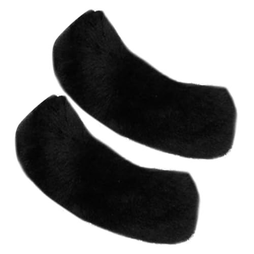 TOVINANNA 1 Paar Detachable Fuzzy Schuhdekor für Damen Warme Slipper Charms für Gemütlichen Winter Einfach Anzubringen Sicherer Sitz Stilvolles und Funktionales Design von TOVINANNA