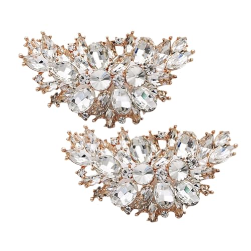 TOVINANNA 1 Paar Detachable Schuhclips Strass Abnehmbare Schuhschnallen für Damen Hochzeits und Party Schuhzubehör Roségold Verleihen Sie Ihren High Heels Einen Glamourösen Look TOVINANNA 1 Paar Detachable Schuhclips Strass Abnehmbare Schuhschnallen für Damen Hochzeits und Party Schuhzubehör Roségold Verleihen Sie Ihren High Heels Einen Glamourösen Look von TOVINANNA