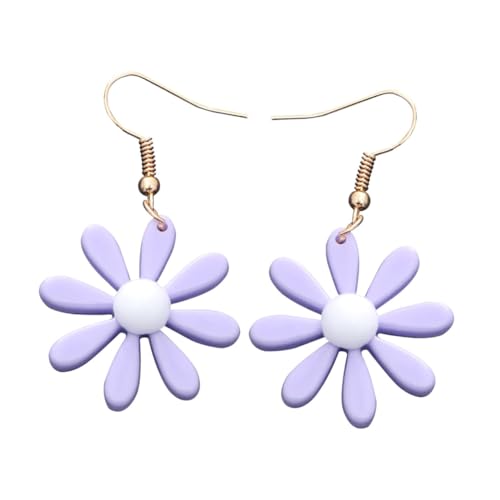 TOVINANNA 1 Paar Geometrische Ohrringe Blumenform für Frauen Leichte Bequeme Accessoires für Einzigartige Ohrringe von TOVINANNA