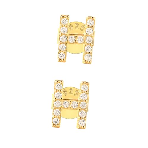 TOVINANNA Kreative Ohrringe Für Frauen Silberne Ohrstecker Mode Ohrhänger Mit Buchstaben Design Schicke Dekorative Ohraccessoires Leicht Zu Tragen Im Alltag von TOVINANNA