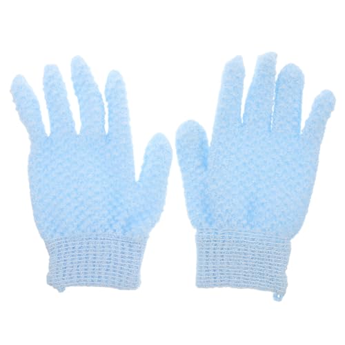 TOVINANNA 1paare Peeling-handschuhe Für Damen Badehandschuhe Zum Duschen Mit Luffa Massage Und Tiefenreinigung Für Haut Für Reisen Und Fitnessstudio Als Körperbürste von TOVINANNA