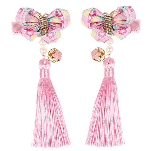 TOVINANNA Haarspange für Jungen und Mädchen Quasten Neujahrs-stirnband 1 Paar Stilvoller Haarschmuck für Kinder von TOVINANNA