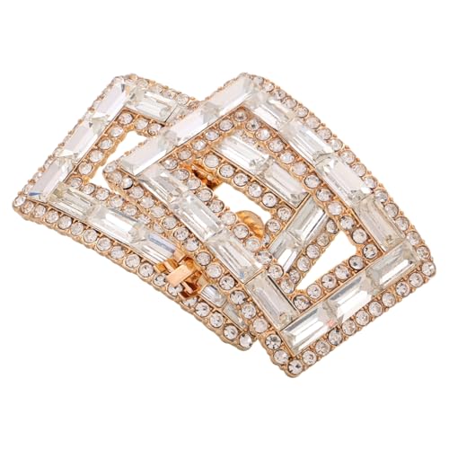 TOVINANNA 1 Paar Schuhclips Abnehmbare Schuhschnallen für Damen Funkelnde Schuhdekoration für High Heels Teiliges Roségold für Brautschuhe Festliche Anlässe von TOVINANNA