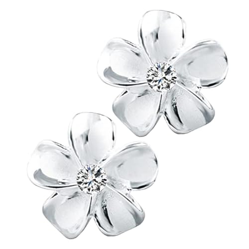 TOVINANNA 925 Silber Blumenohrringe für Frauen Zierliche Ohrstecker mit Kreativer Blumenform Eleganter Ohrschmuck für Mädchen und Damen von TOVINANNA
