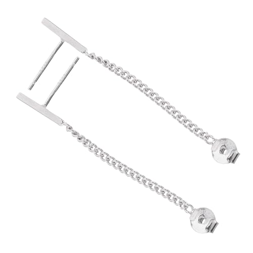 TOVINANNA 1 Paar Silber Ohrringe Kette für Damen und Leichte Ohrstecker im Modischen Design für und Täglichen Gebrauch von TOVINANNA