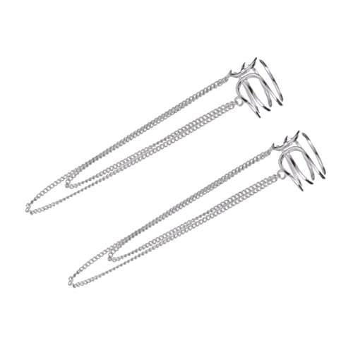 TOVINANNA Silberohrringe Damen Quaste Ohrmanschetten S925 Silber Baumelnd Ohrhänger für Frauen Ohrringe für Besondere Anlässe TOVINANNA Silberohrringe Damen Quaste Ohrmanschetten S925 Silber Baumelnd Ohrhänger für Frauen Ohrringe für Besondere Anlässe von TOVINANNA