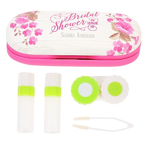 TOVINANNA Leichtes Brillenetui Mit Spiegel 2 Schichten Empfindlicher Brillenhalter Tragbare Box Für Den Außenbereich Haushalt Auto Pu-Material Auslaufsicher von TOVINANNA