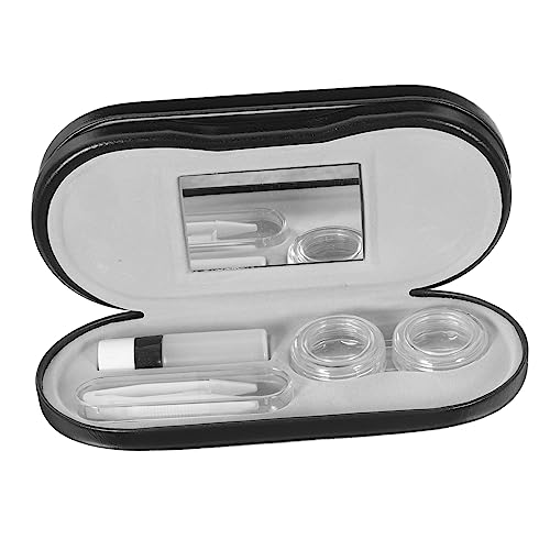 TOVINANNA Hartschalen-brillenbox Mehrzweck-brillenetui Doppellinsen-Brillen-Organizer Brillenbehälter Aus Pu Und Flusen Schutz Vor Kratzern Und Beschädigungen Praktische Linsenbox Für von TOVINANNA