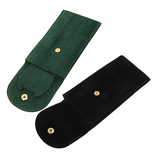 TOVINANNA 1 Satz Handgelenk Uhr Aufbewahrungstasche Uhrenhülle Für Herren Kratzern Für Reisen Vintage Design 2 Stück von TOVINANNA