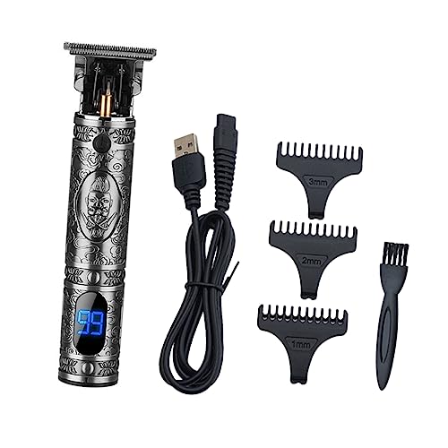 TOVINANNA Männer Cordless Elektrische Trimmer Metall Bart Wiederaufladbare Lade Barber Shop von TOVINANNA