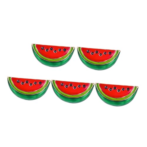 TOVINANNA Wassermelonen Brosche 5 Stücke Cartoon Anstecknadel Legierung für Damen Süße Kleiderclips für Partys Anzüge Strickjacken TOVINANNA Wassermelonen Brosche 5 Stücke Cartoon Anstecknadel Legierung für Damen Süße Kleiderclips für Partys Anzüge Strickjacken von TOVINANNA