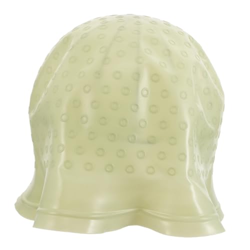 TOVINANNA Strähnchenhut Aus Silikon Mit Haken Wiederverwendbare Färbekappe Mit Loch Haarkappe Für Männer Und Frauen Salon-färbewerkzeuge von TOVINANNA