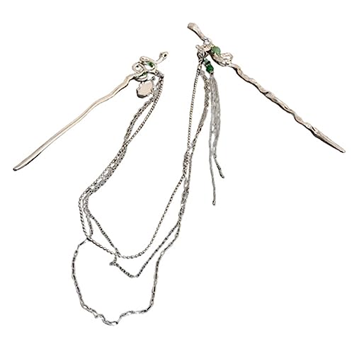 TOVINANNA Metall Schlange Haar Stick Mit Baumeln Kette Für Frauen Haarnadel Für Langes Haar Styling Werkzeug Für Alltag Hochzeit Party von TOVINANNA