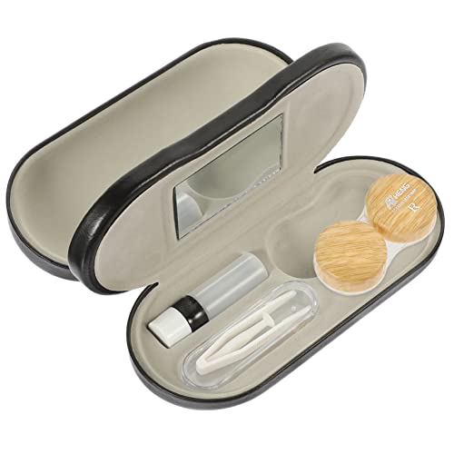 TOVINANNA Brillen Box Aus Hochwertigem Pu-Material Tragbar Und Kompakt Als Brillenorganizer Für Reise Und Alltag Doppelschichtiger Brillenbehälter Für Hause Und Unterwegs von TOVINANNA