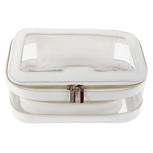 TOVINANNA Transparente wasserdichte Kosmetiktasche Großer Tragbarer Reise-Organizer Für Make-up Und Toilettenartikel Für Damen Und Unterwegs von TOVINANNA