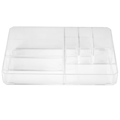 TOVINANNA 1stück Acryl Kosmetik Organizer Transparente Lippenstift Aufbewahrungsbox Für Frauen Desktop Lippenstifthalter Große Acryl Kosmetikbox Zur Aufbewahrung Von Make-up Nagellack Und von TOVINANNA
